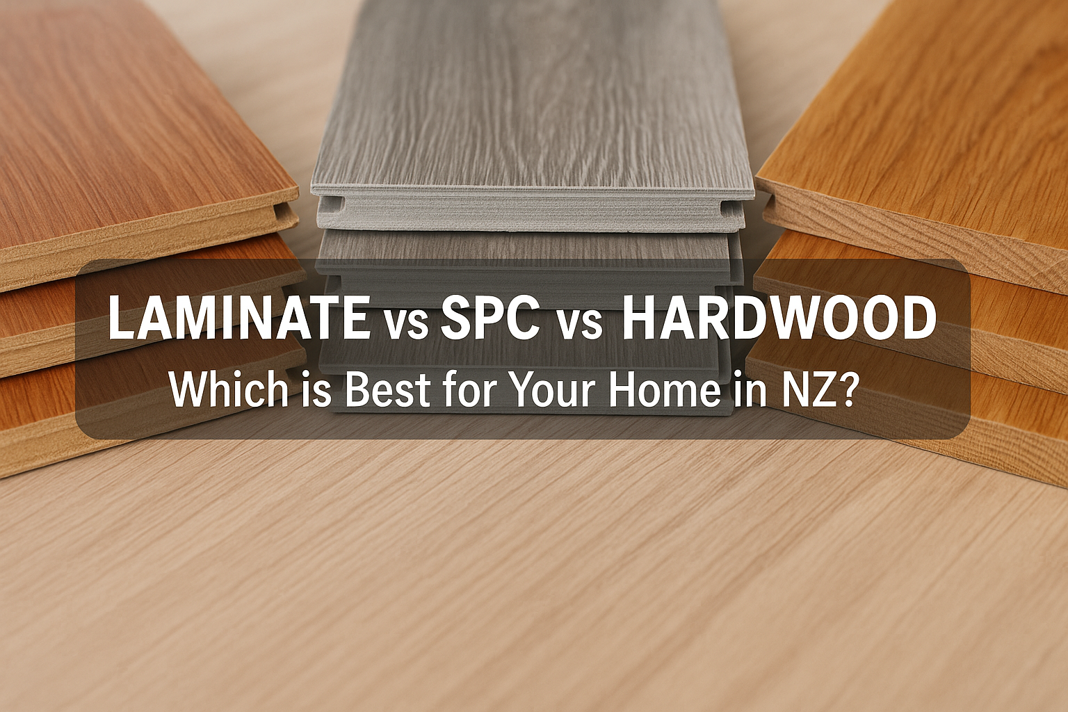Laminate vs SPC vs Hardwood Flooring: Which is Best for Your Home in NZ?