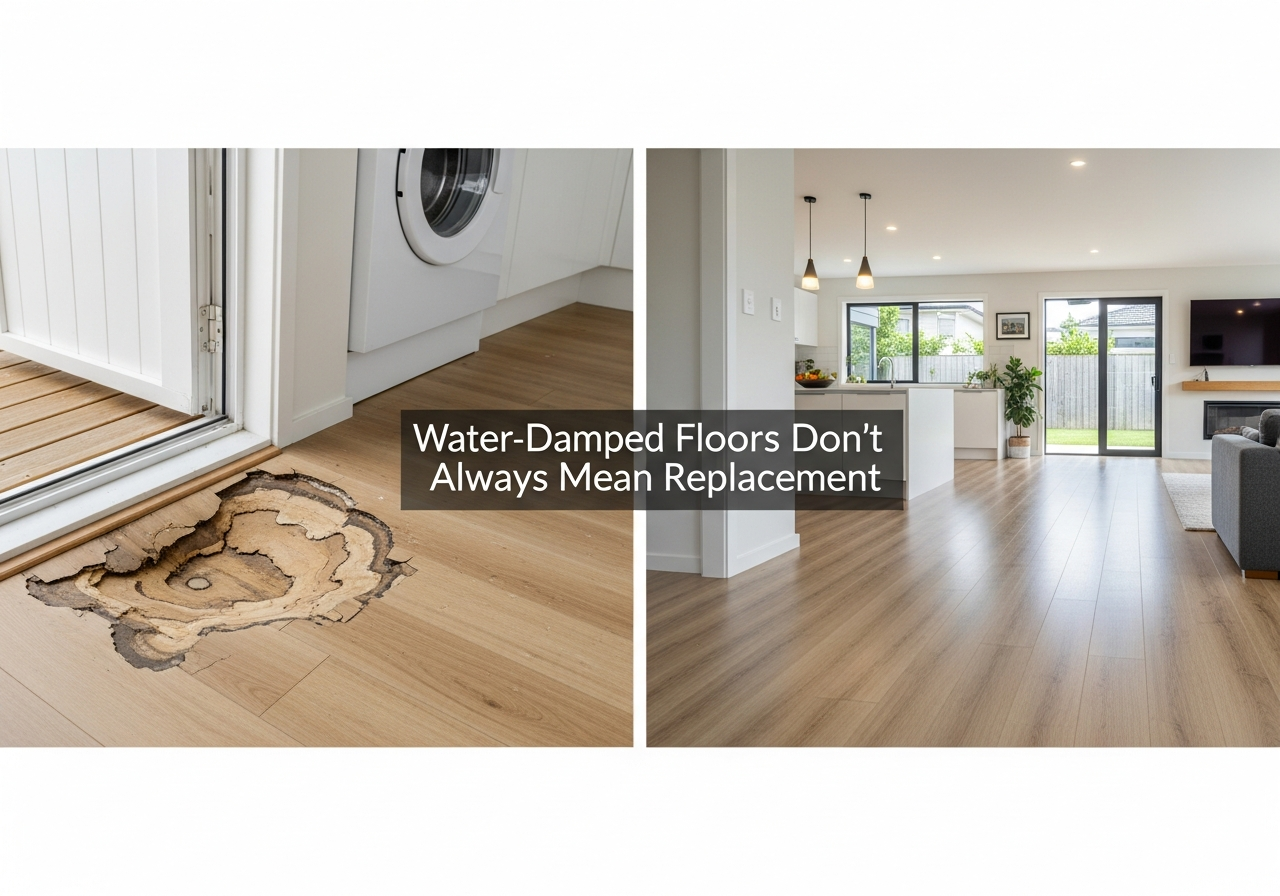 What to Do If Your Floors Are Water Damaged? An Auckland Flooring Expert’s Guide