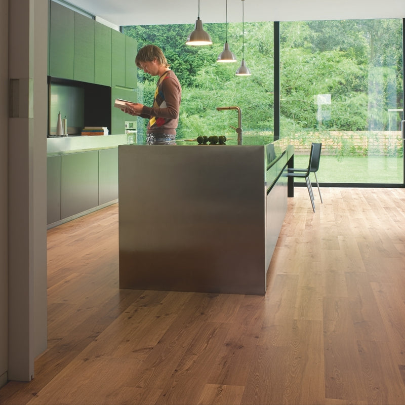 Rendered Vintage Oak Natural Varnished - 1