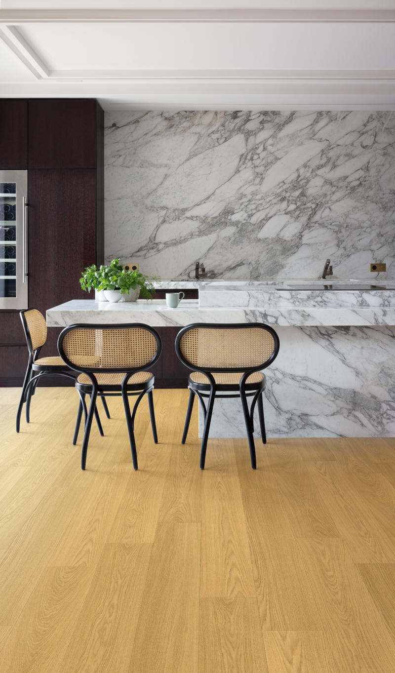 Rendered Natural Varnished Oak - 1