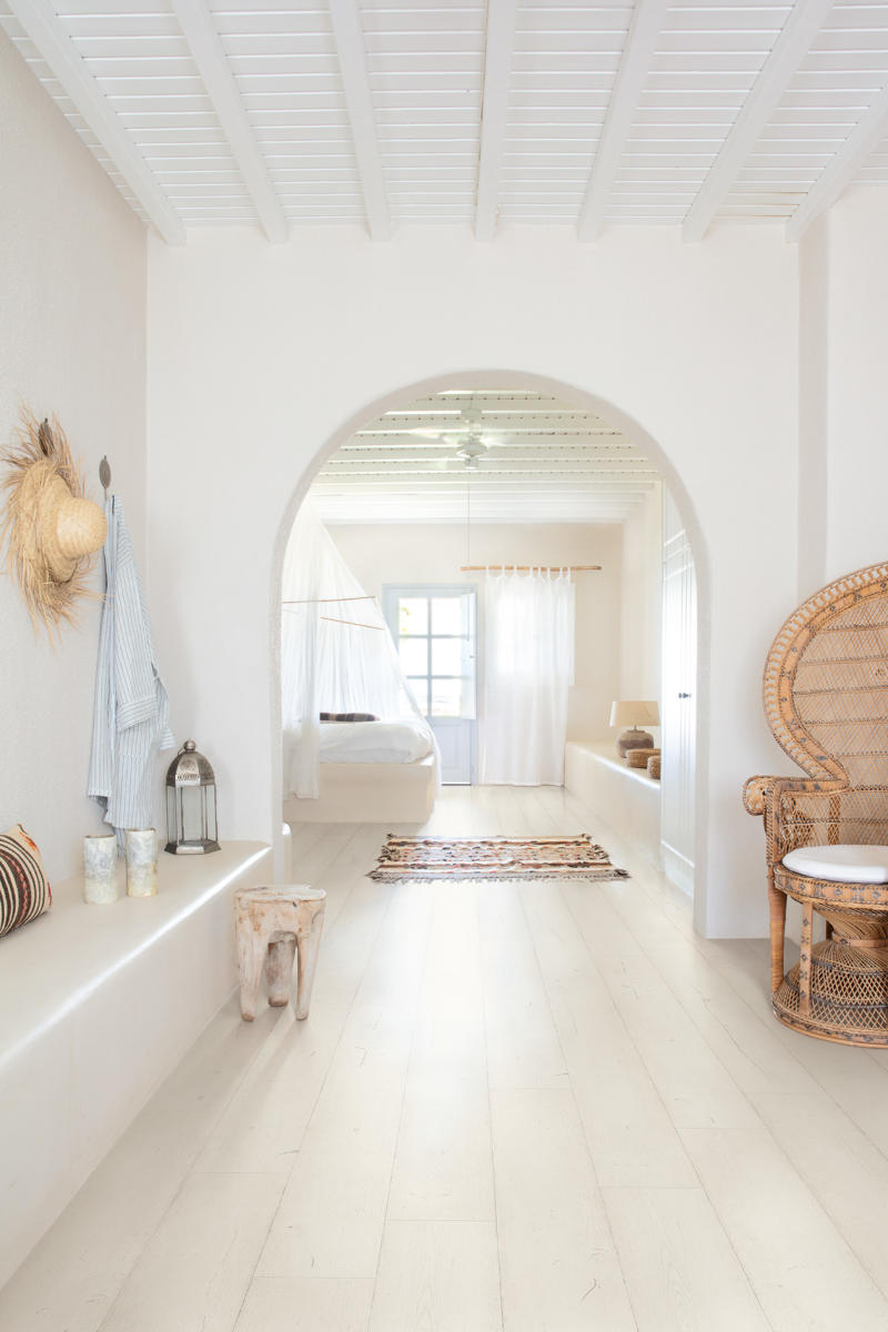 Rendered Painted Oak White - 1