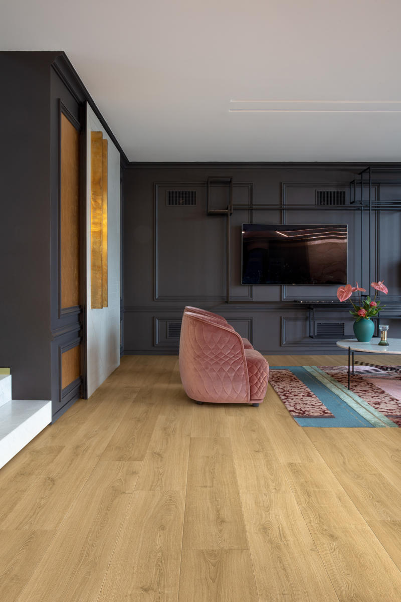 Rendered Brushed Oak Warm Natural - 1
